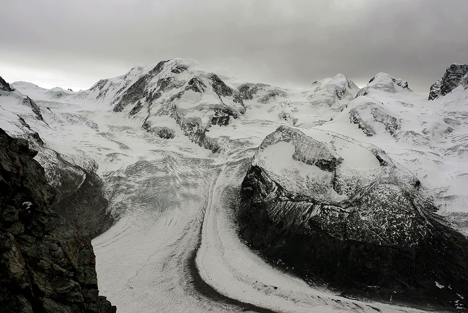 Gletscherblick vom Gornergrat